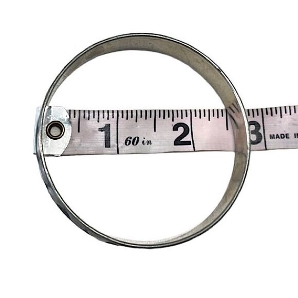 Silver Oxidized Half Ball Faceted Dot Studded Bangle - Picture 6 of 9